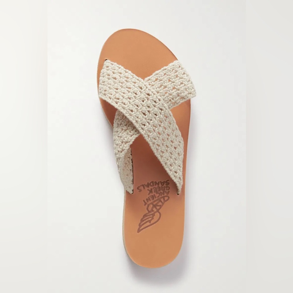 ANCIENT GREEK THAIS CROCHET SLIDE